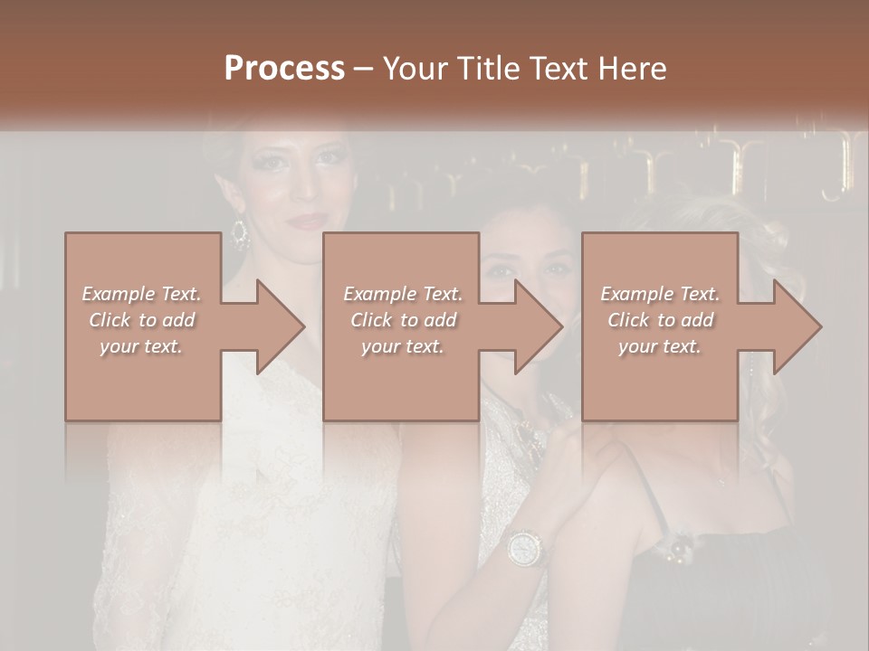 Caucasian Grace Satin PowerPoint Template