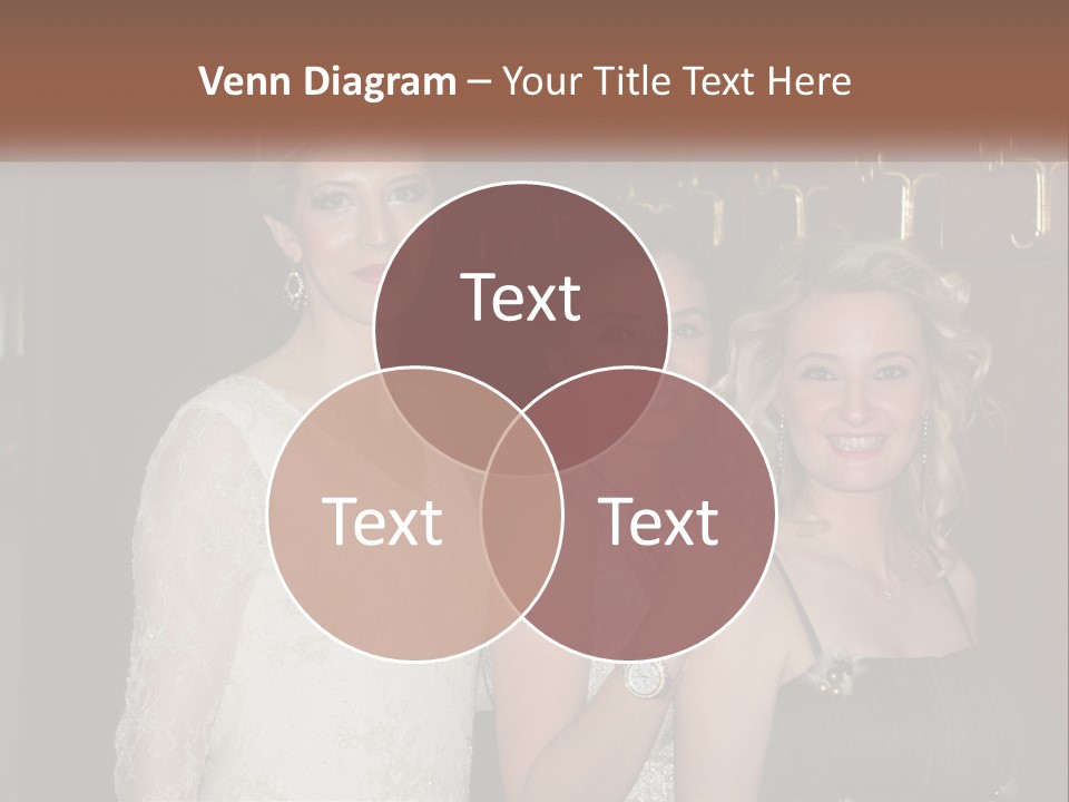 Caucasian Grace Satin PowerPoint Template