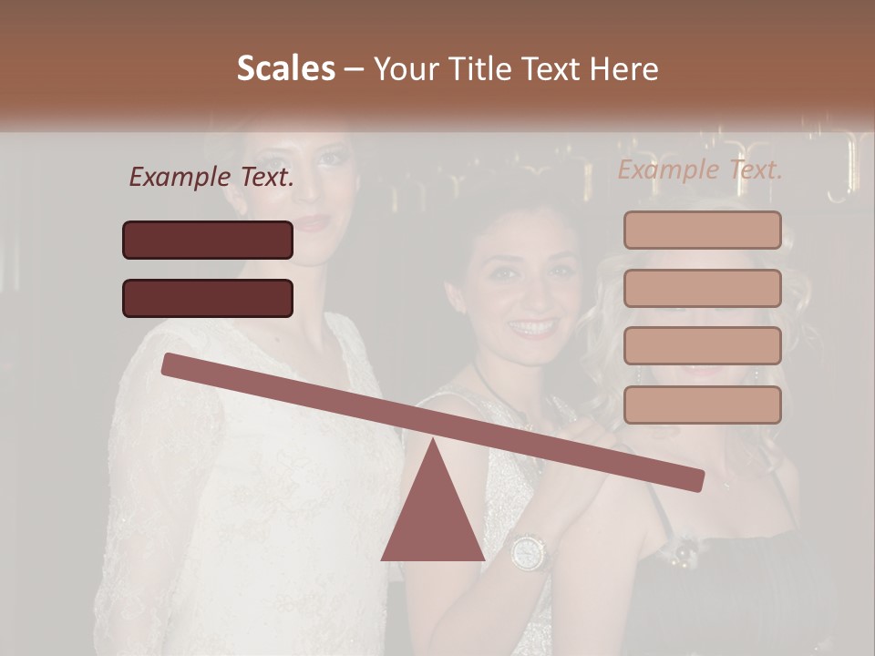 Caucasian Grace Satin PowerPoint Template