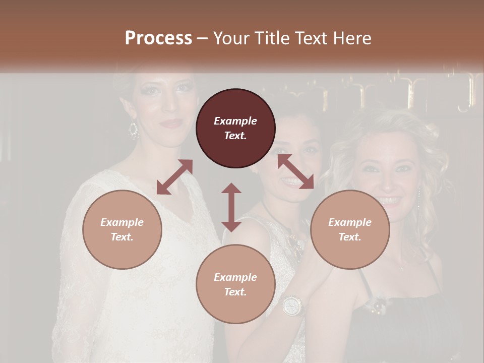Caucasian Grace Satin PowerPoint Template