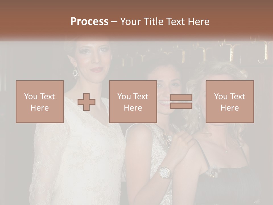 Caucasian Grace Satin PowerPoint Template