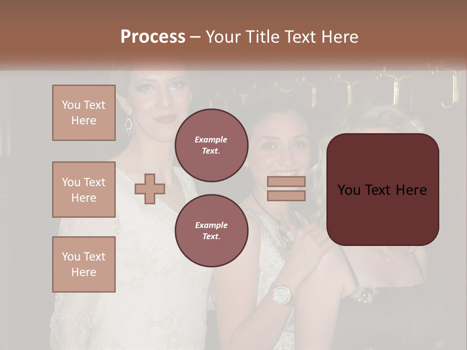 Caucasian Grace Satin PowerPoint Template