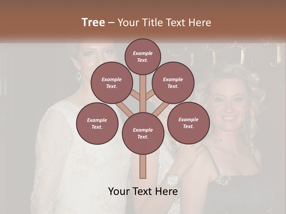 Caucasian Grace Satin PowerPoint Template