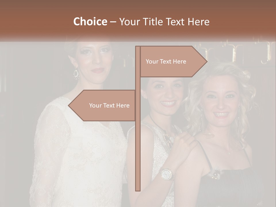 Caucasian Grace Satin PowerPoint Template