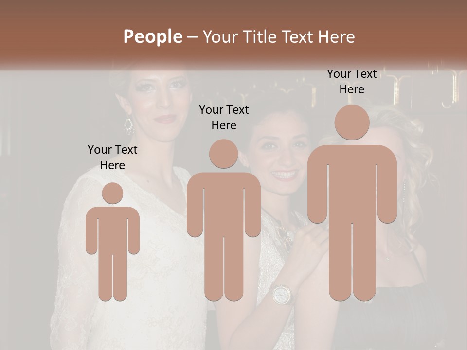 Caucasian Grace Satin PowerPoint Template