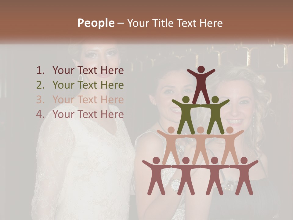 Caucasian Grace Satin PowerPoint Template
