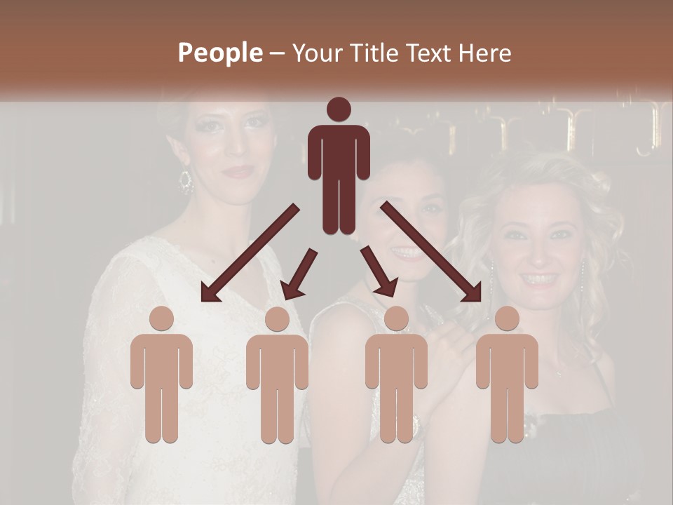 Caucasian Grace Satin PowerPoint Template