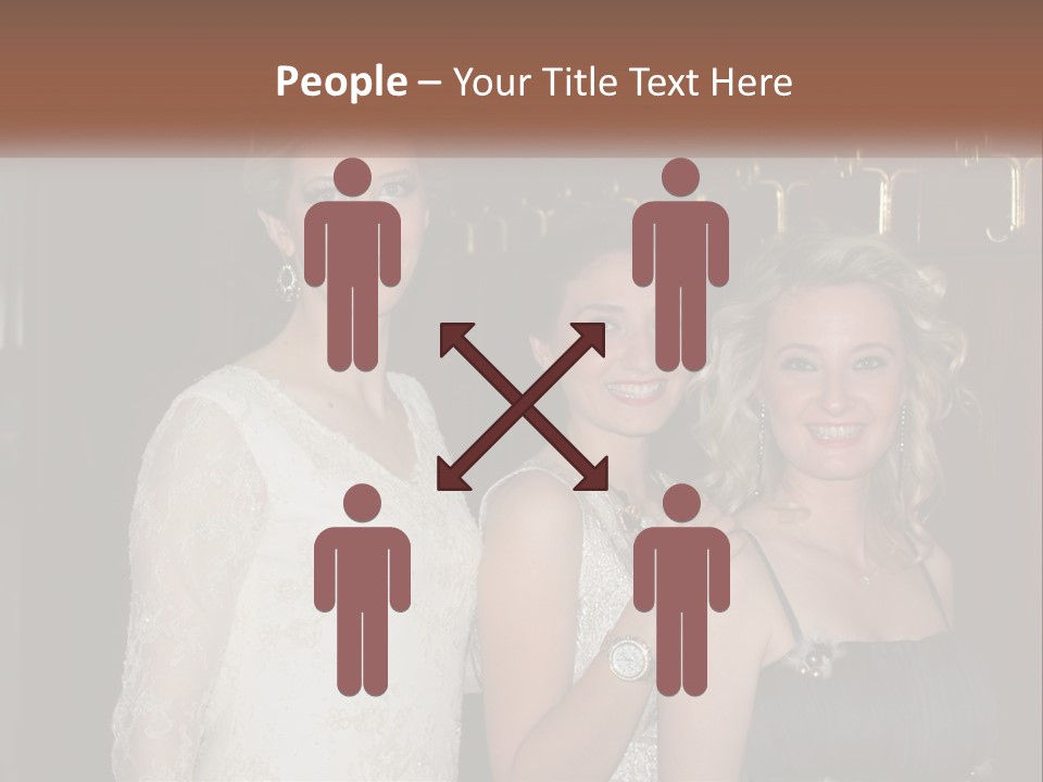 Caucasian Grace Satin PowerPoint Template