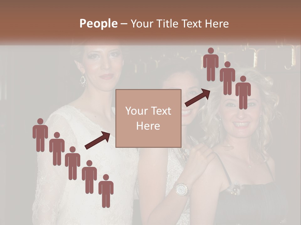 Caucasian Grace Satin PowerPoint Template