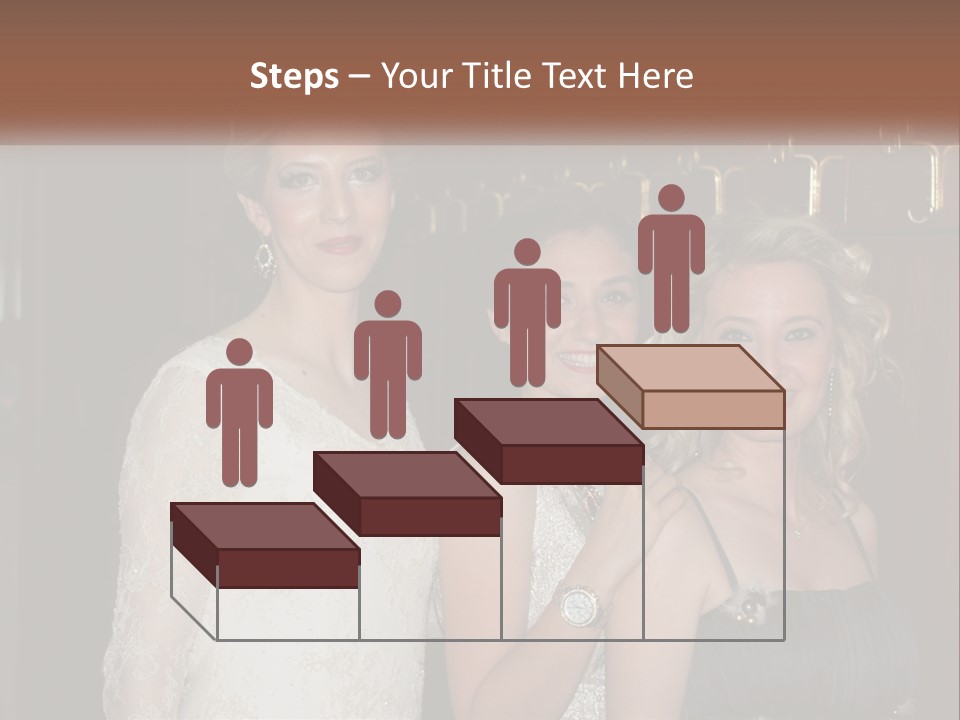 Caucasian Grace Satin PowerPoint Template