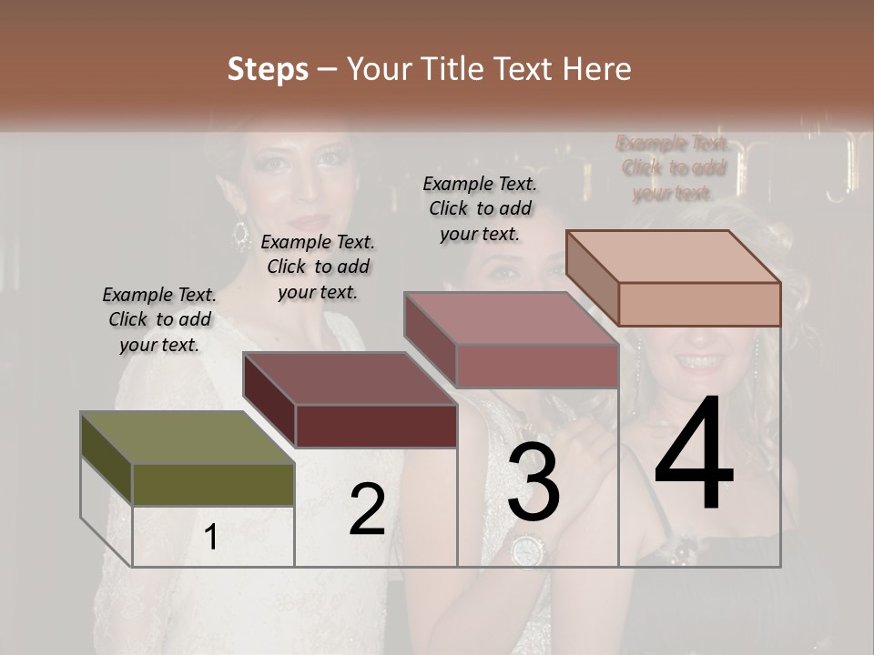 Caucasian Grace Satin PowerPoint Template