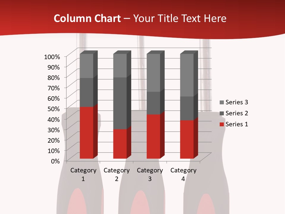 Construction Screw Screwdriver PowerPoint Template