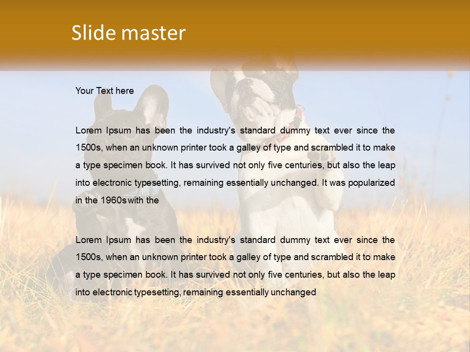 Green Animal Black PowerPoint Template