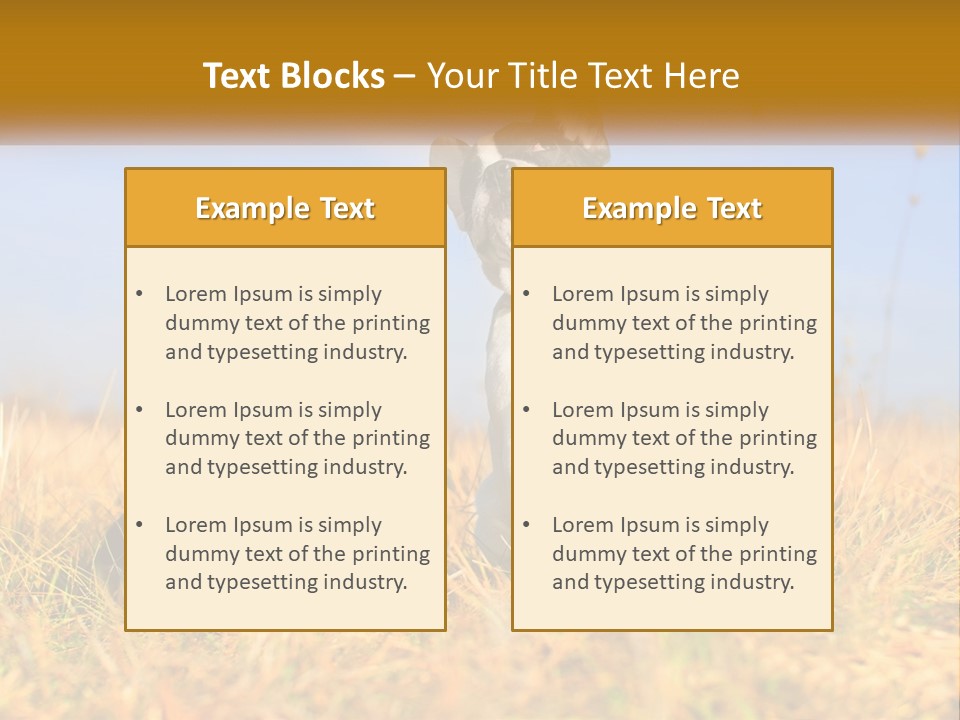 Green Animal Black PowerPoint Template