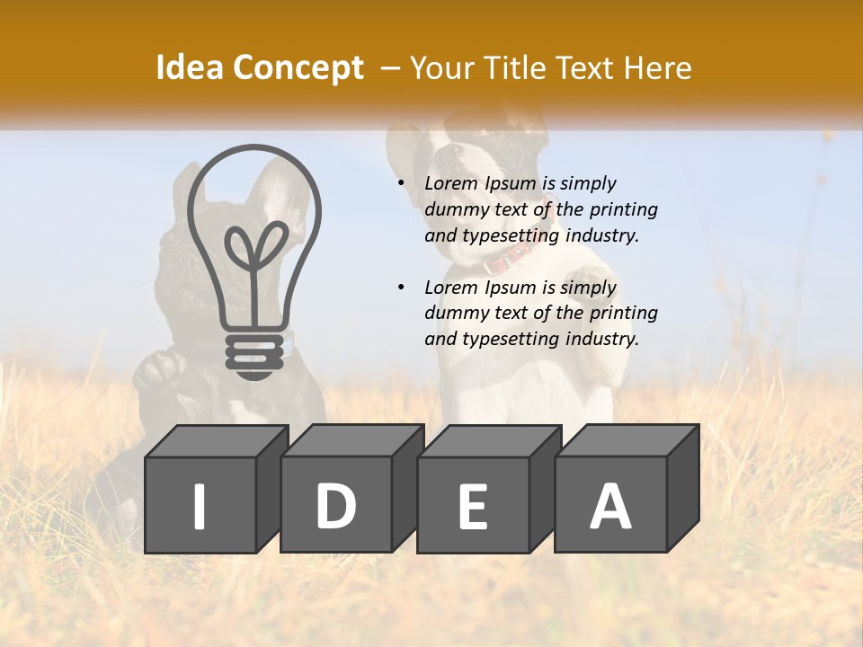 Green Animal Black PowerPoint Template