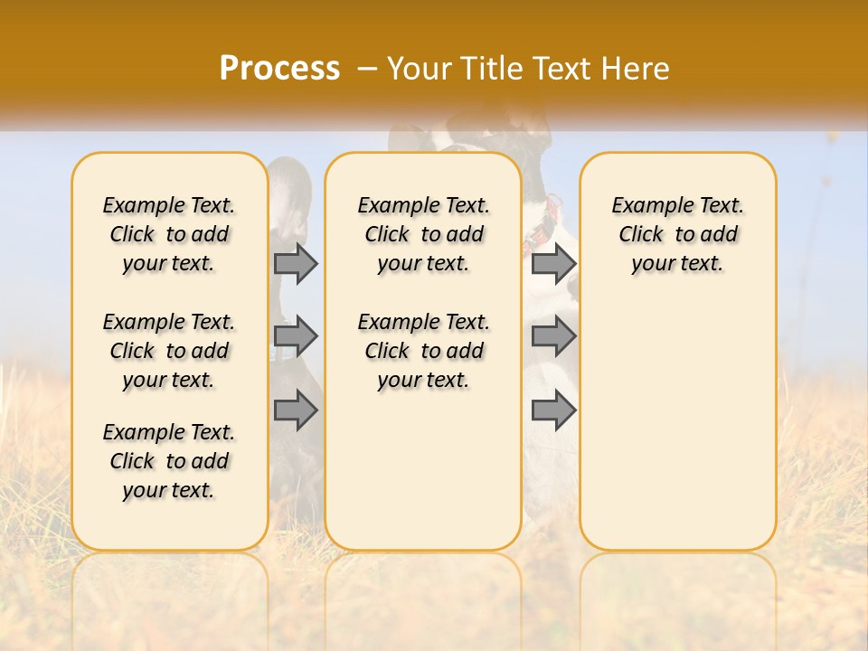 Green Animal Black PowerPoint Template
