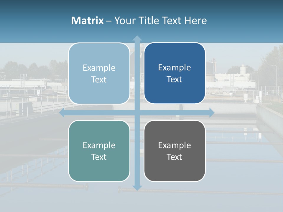 Turbid Reflection Reservoir PowerPoint Template
