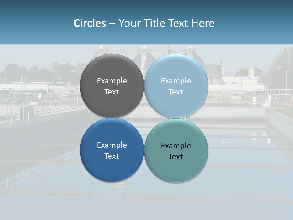 Turbid Reflection Reservoir PowerPoint Template
