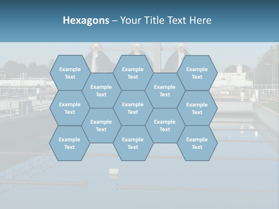 Turbid Reflection Reservoir PowerPoint Template