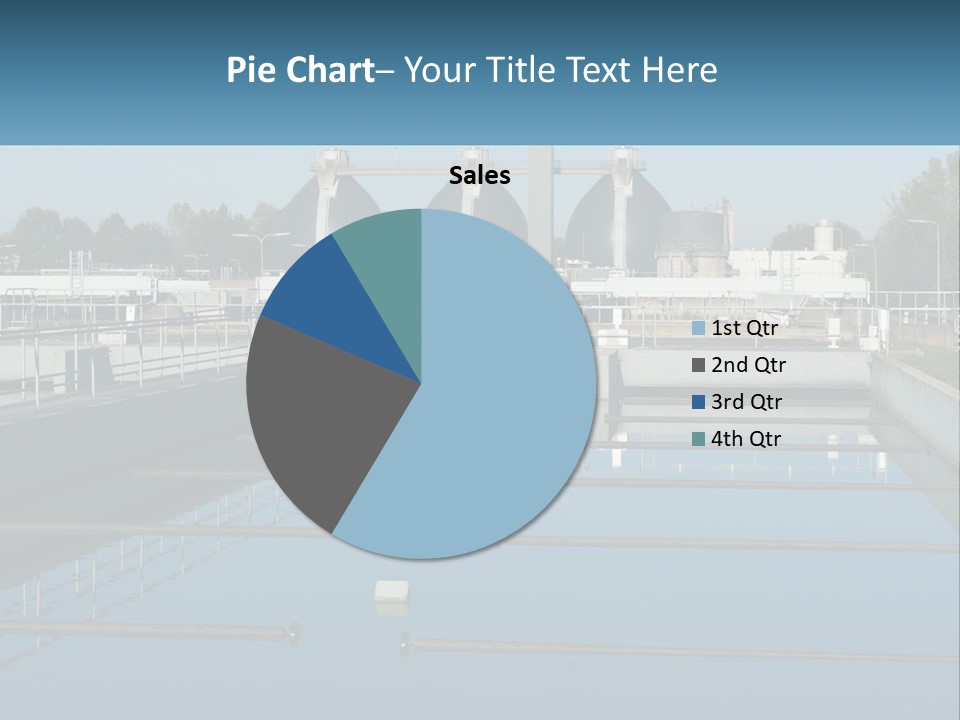 Turbid Reflection Reservoir PowerPoint Template