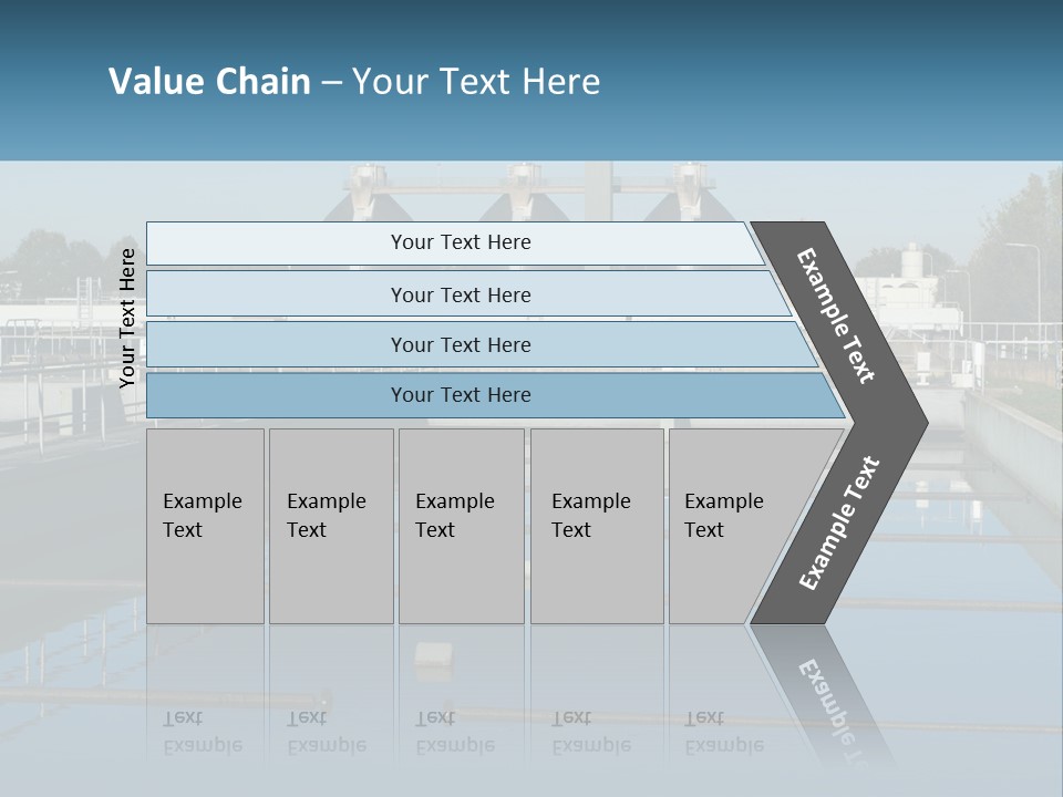 Turbid Reflection Reservoir PowerPoint Template