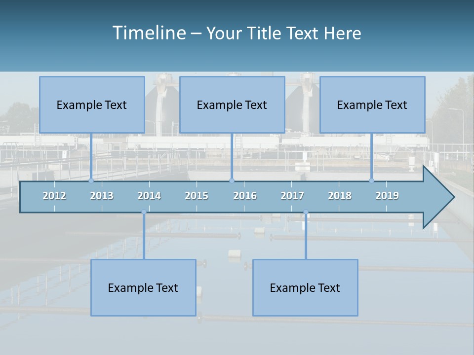 Turbid Reflection Reservoir PowerPoint Template
