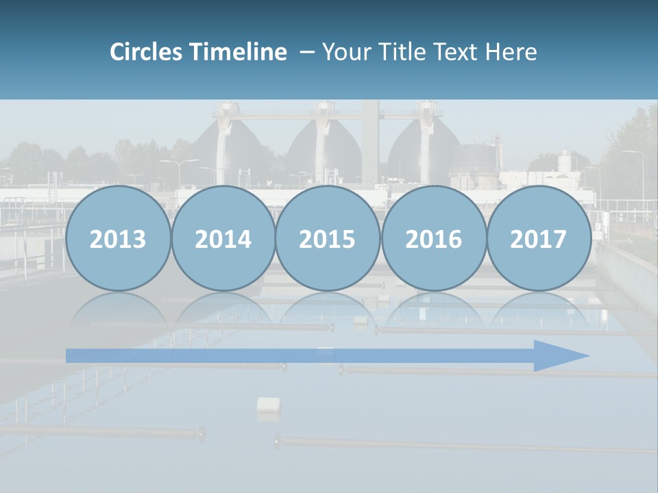 Turbid Reflection Reservoir PowerPoint Template