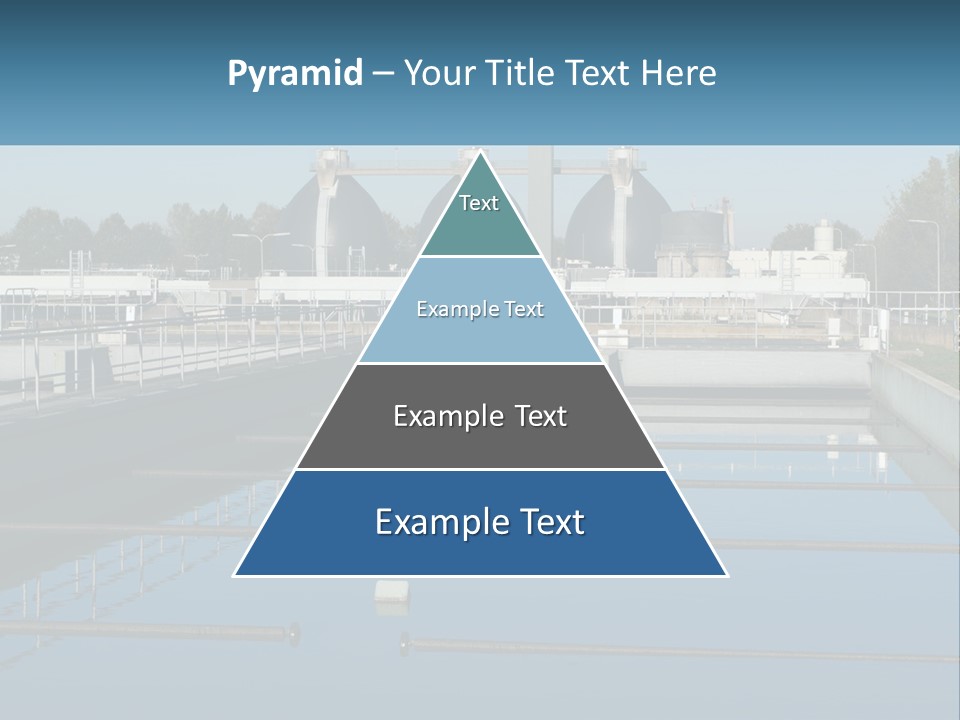 Turbid Reflection Reservoir PowerPoint Template