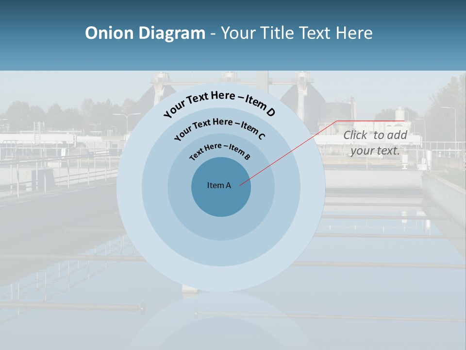 Turbid Reflection Reservoir PowerPoint Template