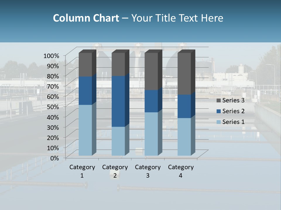 Turbid Reflection Reservoir PowerPoint Template