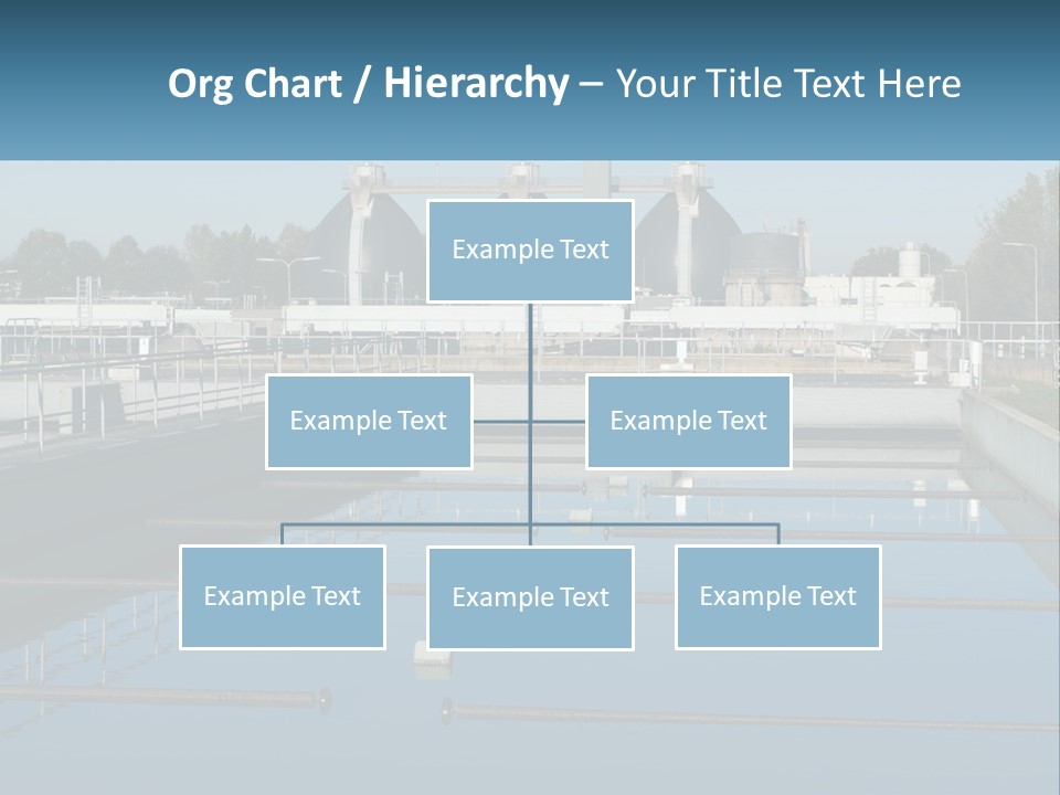 Turbid Reflection Reservoir PowerPoint Template