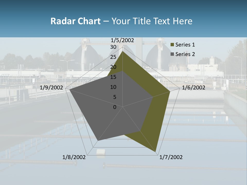 Turbid Reflection Reservoir PowerPoint Template