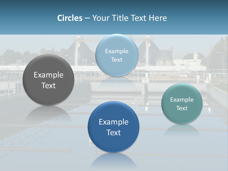 Turbid Reflection Reservoir PowerPoint Template