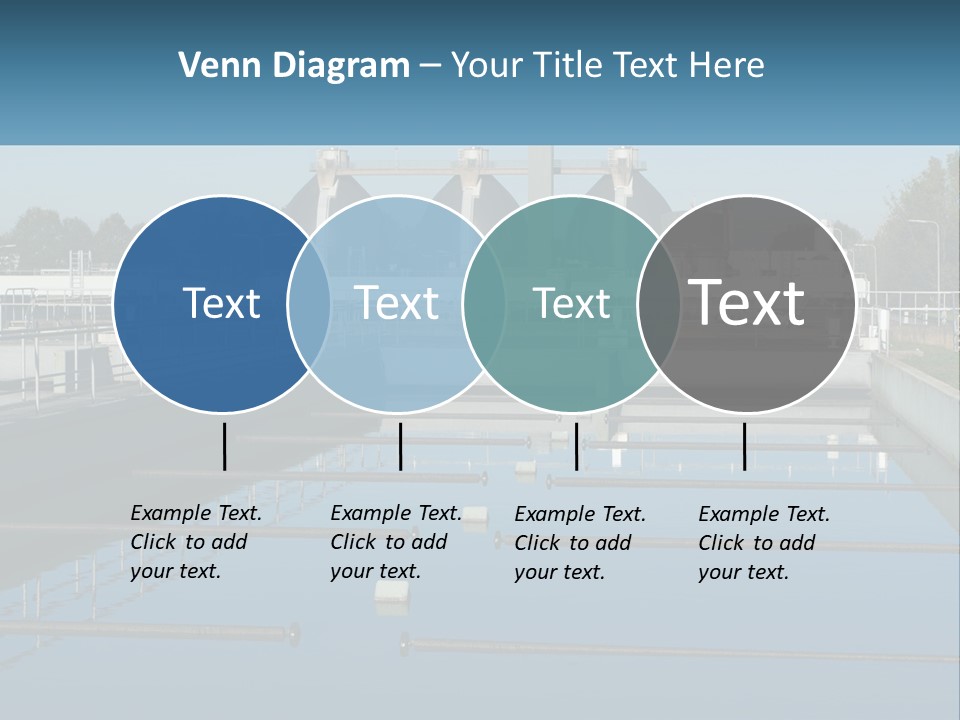 Turbid Reflection Reservoir PowerPoint Template