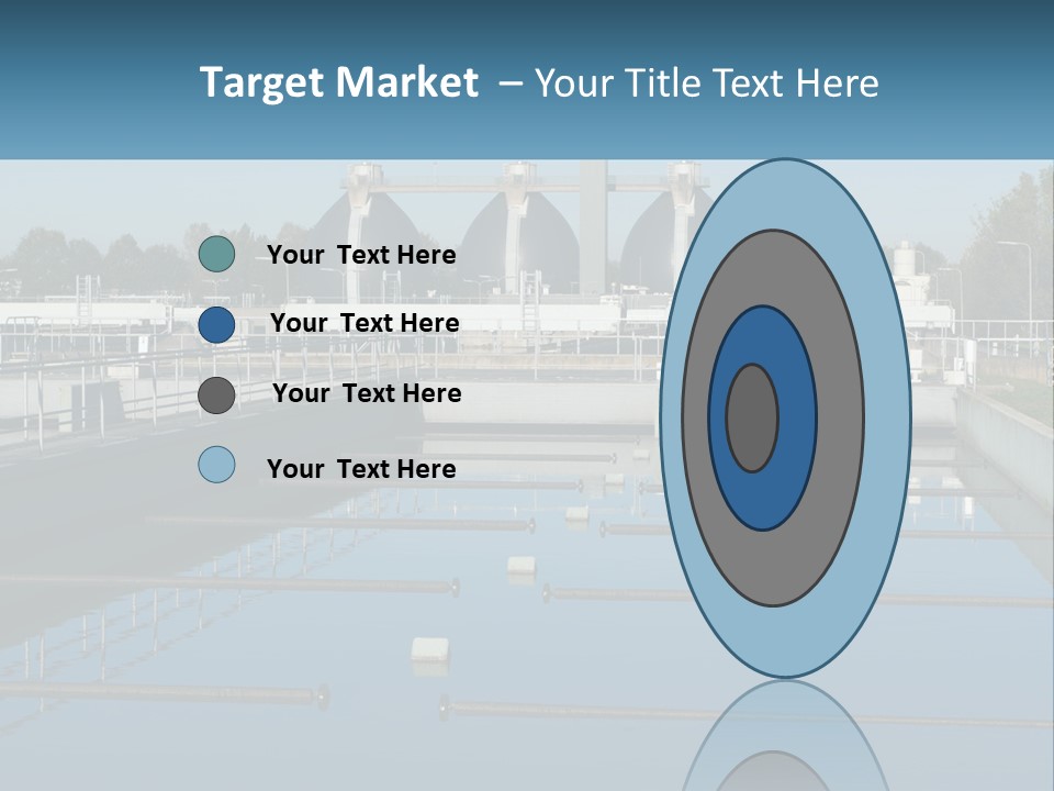 Turbid Reflection Reservoir PowerPoint Template