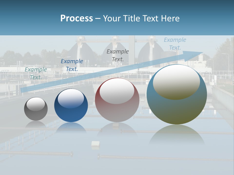 Turbid Reflection Reservoir PowerPoint Template