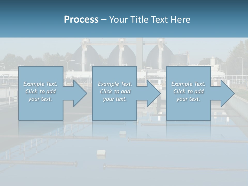 Turbid Reflection Reservoir PowerPoint Template