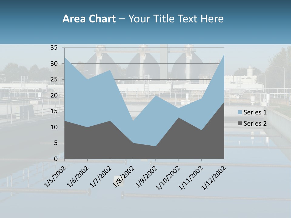 Turbid Reflection Reservoir PowerPoint Template