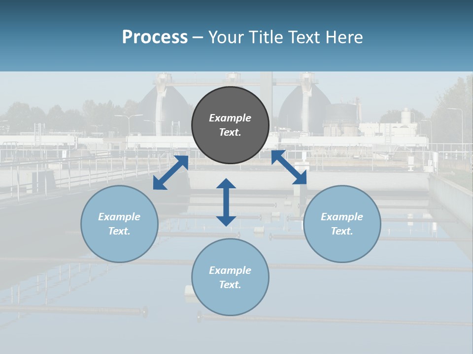 Turbid Reflection Reservoir PowerPoint Template