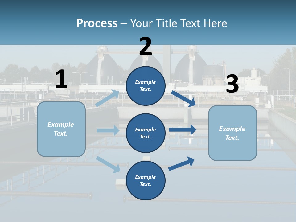 Turbid Reflection Reservoir PowerPoint Template
