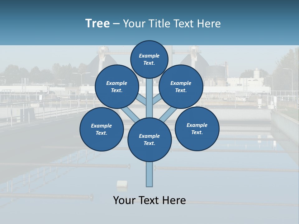 Turbid Reflection Reservoir PowerPoint Template