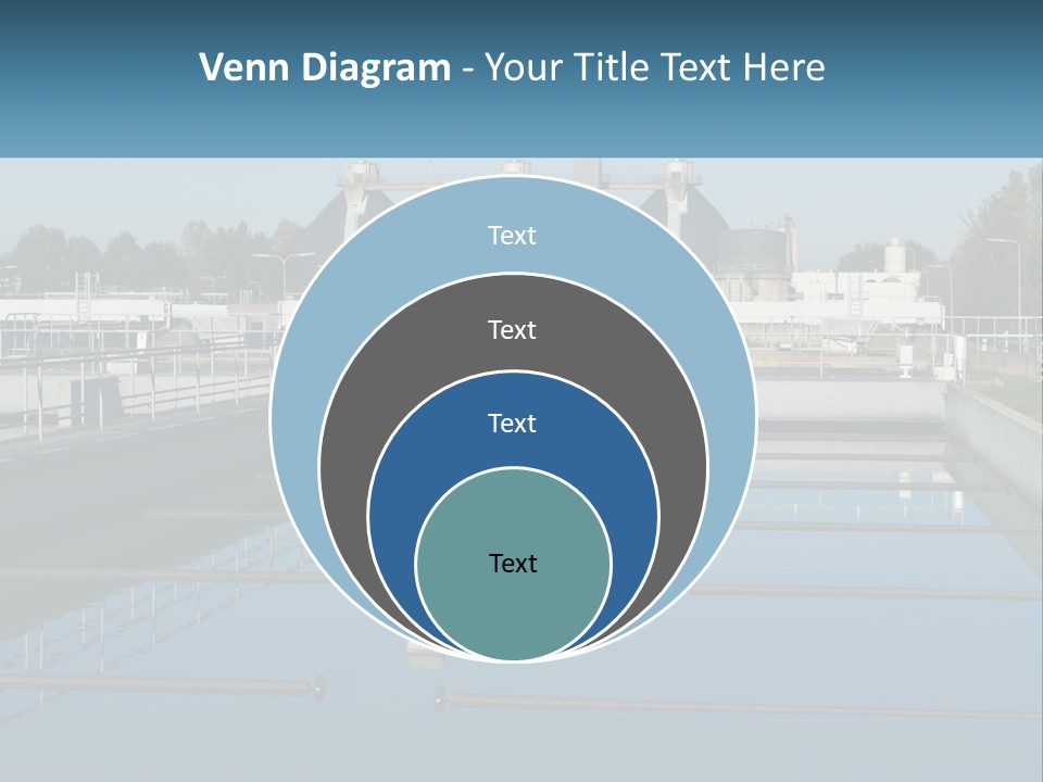 Turbid Reflection Reservoir PowerPoint Template