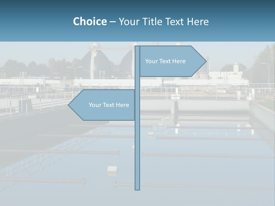 Turbid Reflection Reservoir PowerPoint Template