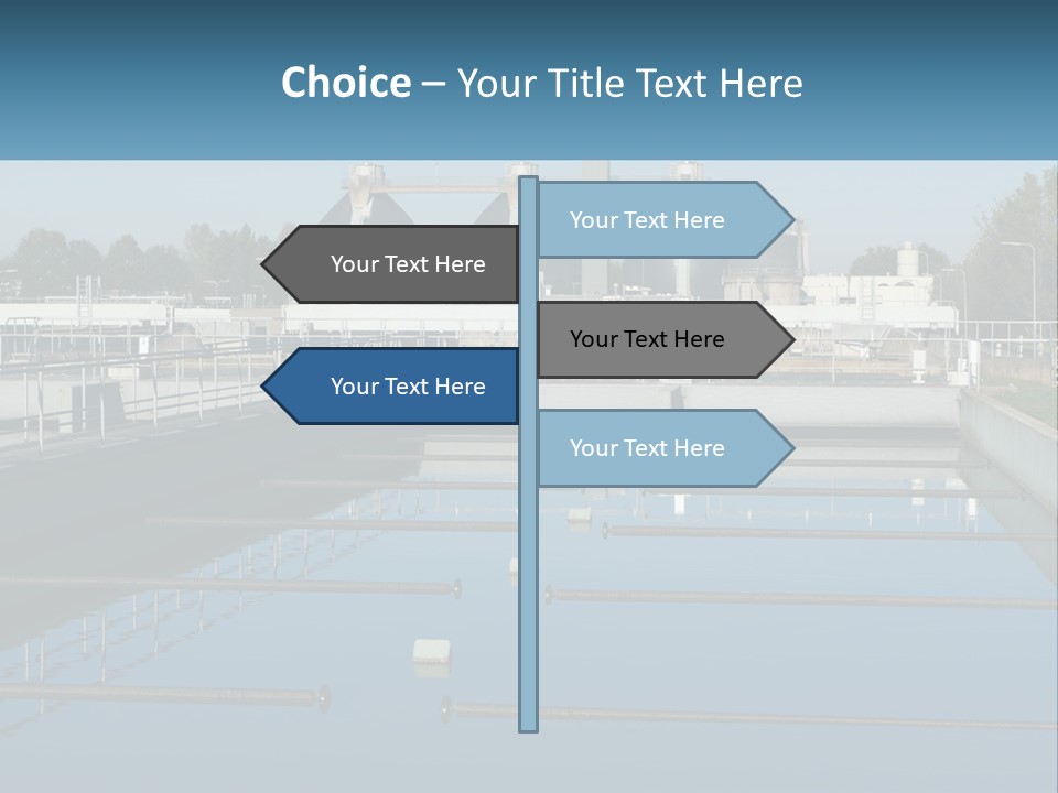 Turbid Reflection Reservoir PowerPoint Template