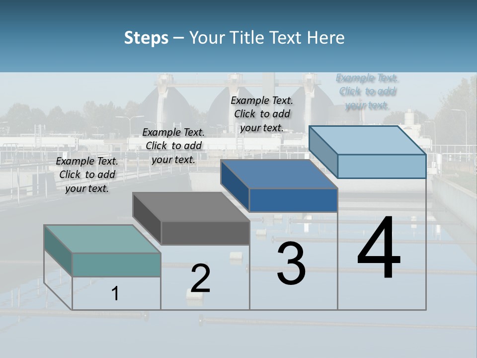 Turbid Reflection Reservoir PowerPoint Template