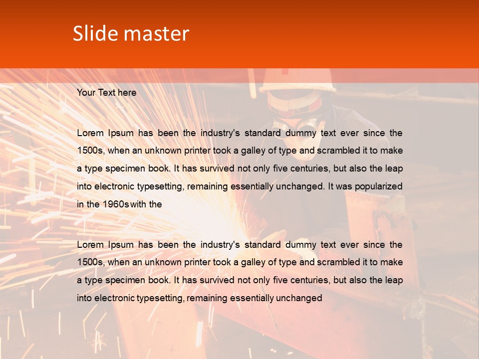 Craftsman Spark Gas PowerPoint Template