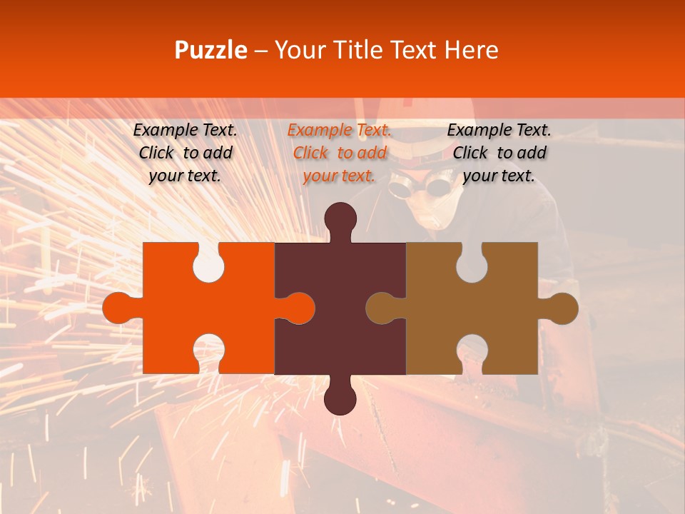 Craftsman Spark Gas PowerPoint Template