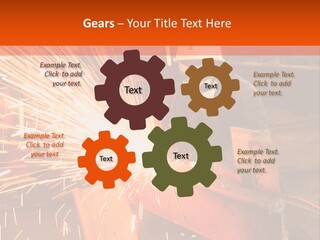 Craftsman Spark Gas PowerPoint Template