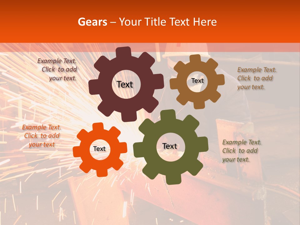Craftsman Spark Gas PowerPoint Template