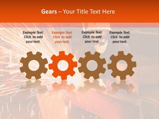Craftsman Spark Gas PowerPoint Template
